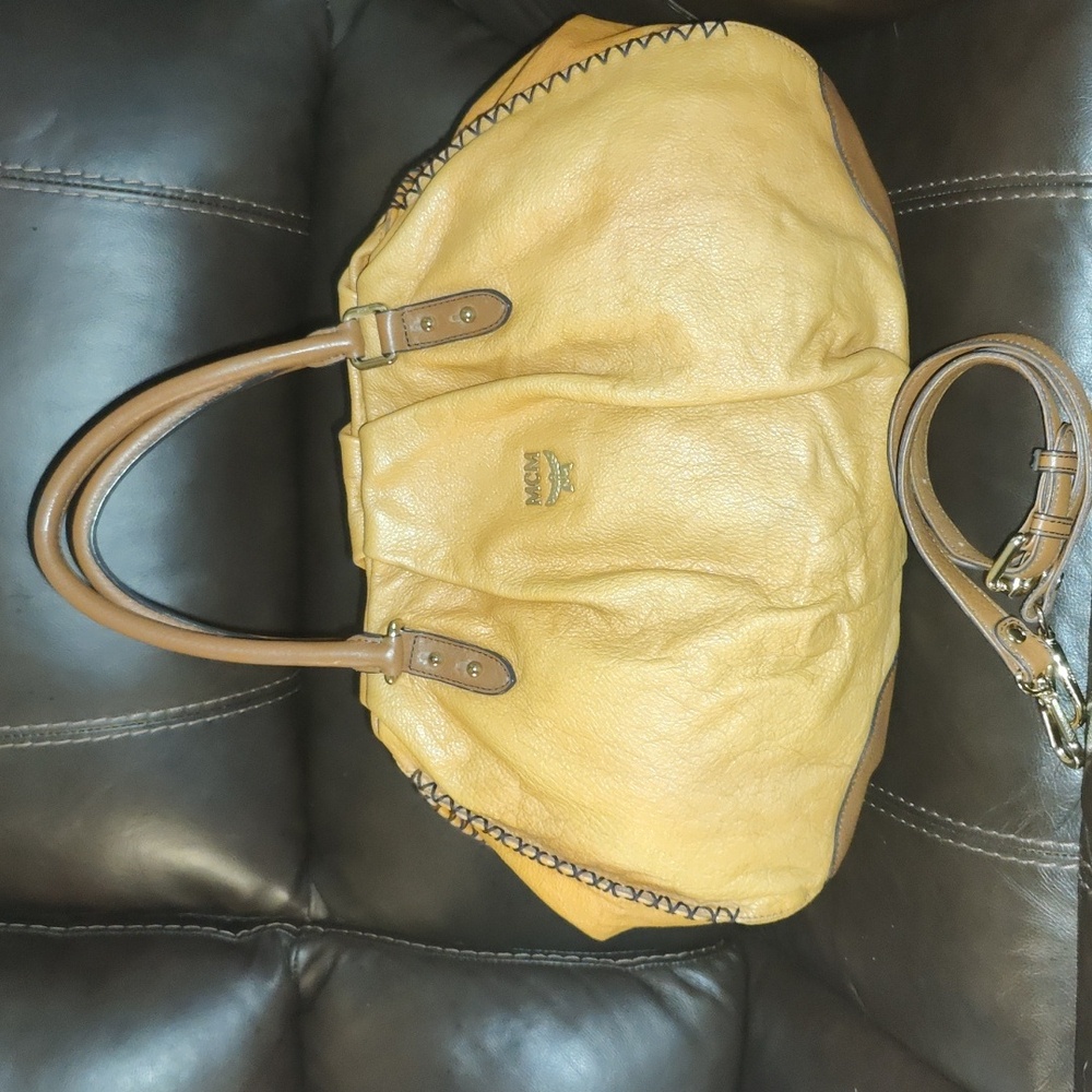 MCM Klara Hand Bag Toffee